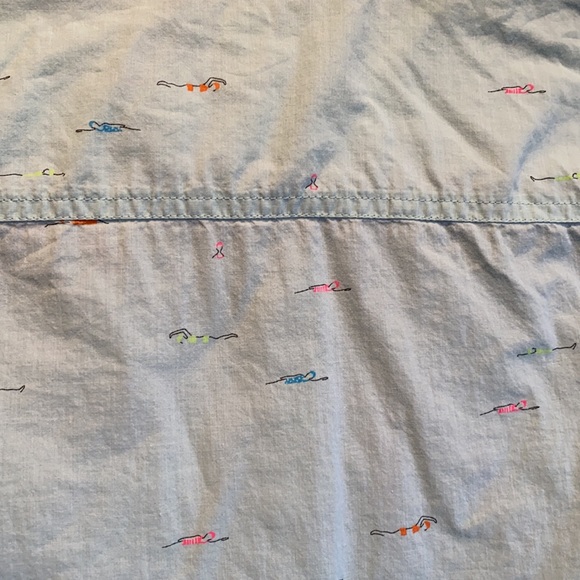 Merona long sleeve printed Popover Xs collared - Picture 7 of 7